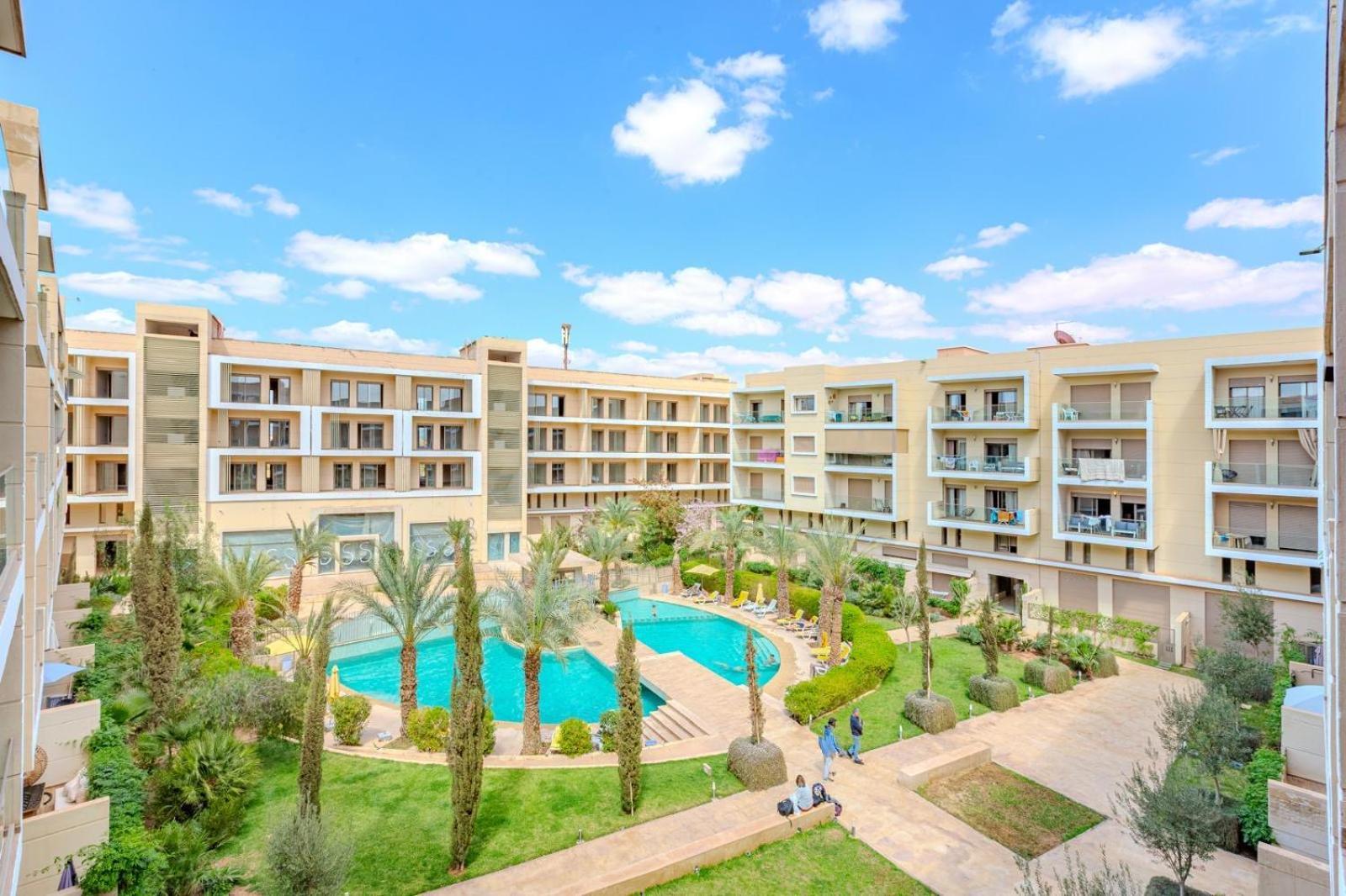 Royal Deluxe Platinum - Marrakech, Luxe Pool View Apartman Marrákes Kültér fotó
